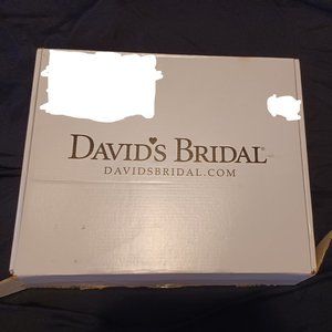 David's Bridal High-Lo Wedding Dress